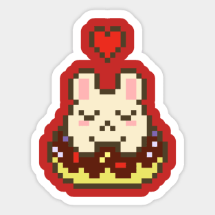 Bunny Donut Love Sticker